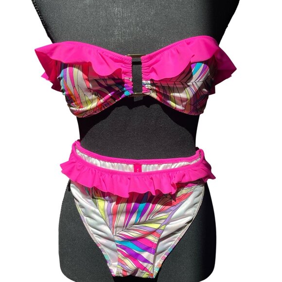 Victoria Secret Other - Victoria Secret Hot Pink Bandeau Bikini